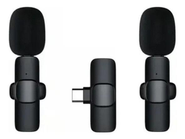 2 Microfones De Lapela Sem Fio De Canal Duplo Tipo C. 1