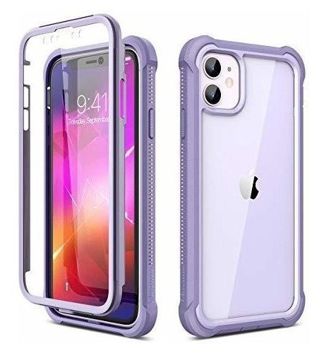 Funda Para iPhone 11 Con Protector De Pantalla Transparente 0