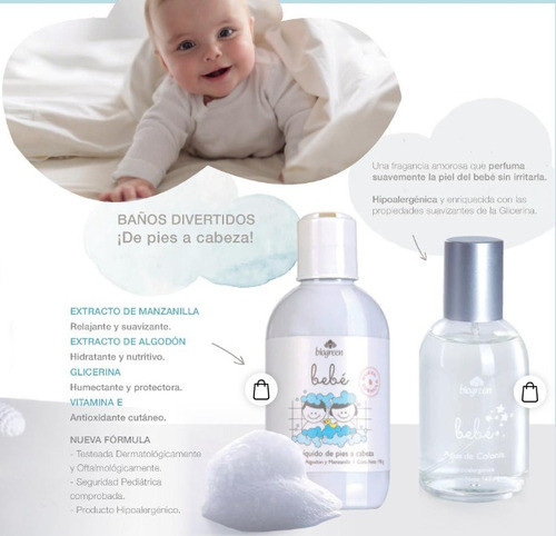 Linea Bebe - Agua De Colonia + Jabón Líquido 1