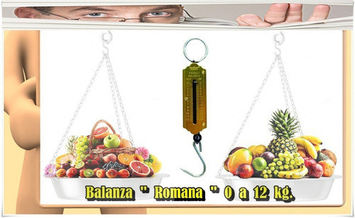 Balanza Romana 12 Kg De Mano O De Colgar - Caba - 1