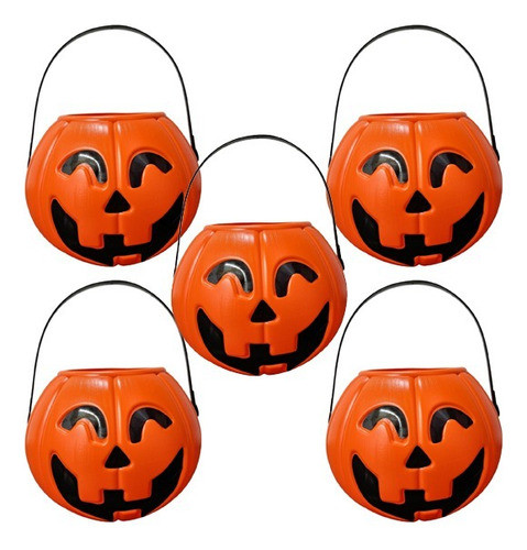 Caramelera Calabaza Led Golosinas Halloween X5 -cienfuegos- 0