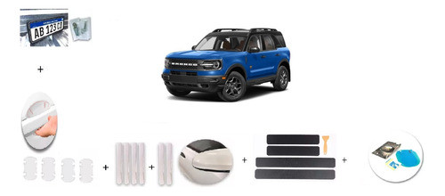 Combo De Accesorios De Protección Para Ford Bronco 0