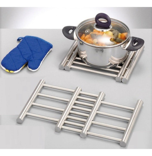 Apoya Olla Extensible Acero Inoxidable 20x37 1