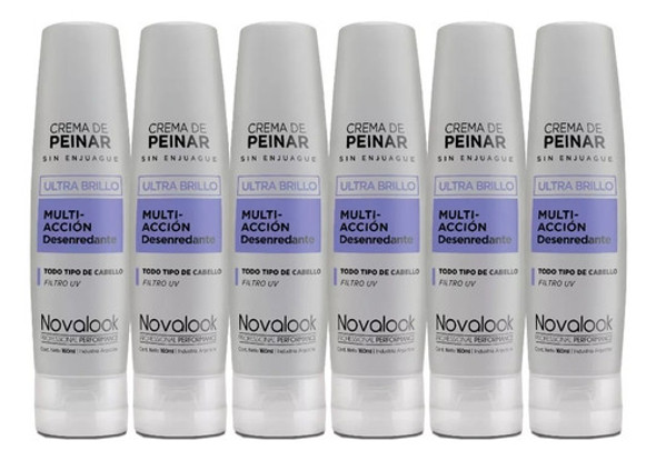 Crema De Peinar Novalook Multiaccion 160ml Todo Tipo Pelo X6 0 Crema De Peinar Novalook Multiaccion 160ml Todo Tipo Pelo X6 0