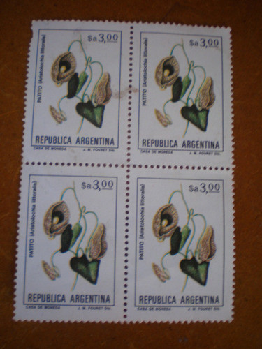 Sellos Postales Flores Patito 0