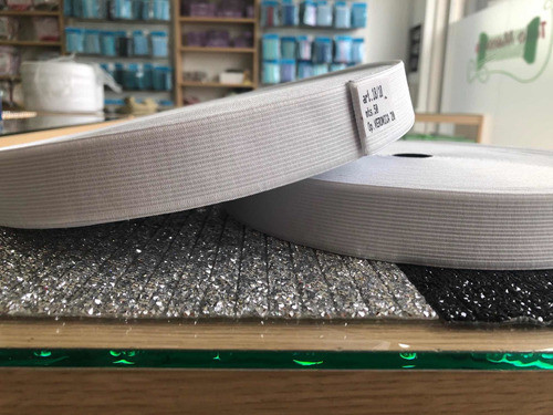 Elástico Polyester Liso Blanco De 30mm 0