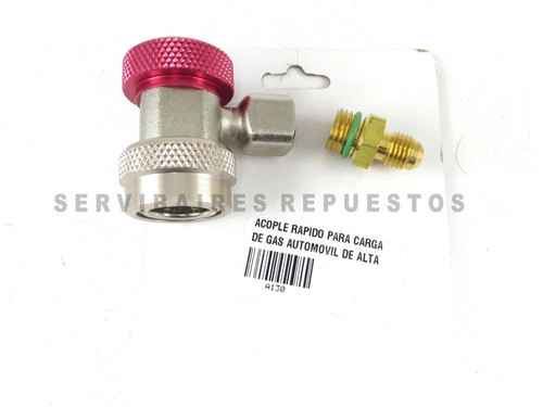 Acople Rápido  De Alta Para Automotor Apto Para Gas  R134 1