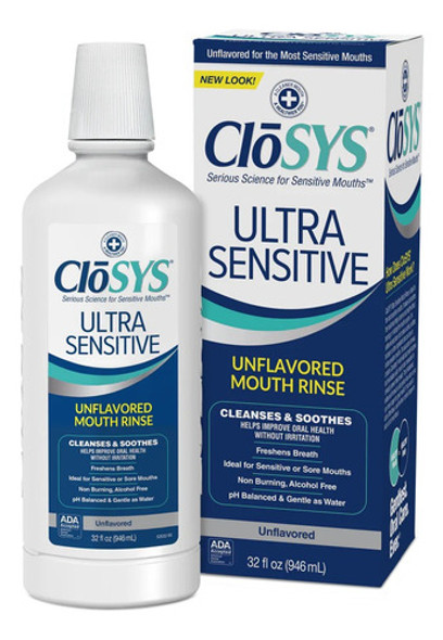 Enxaguante Bucal Closys Ultra Sensitive 946ml Importado Usa 0