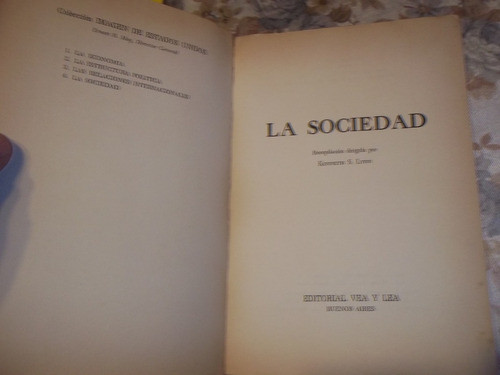 La Sociedad 4 - Imagen De Estados Unidos - Kenneth S. Lynn 1