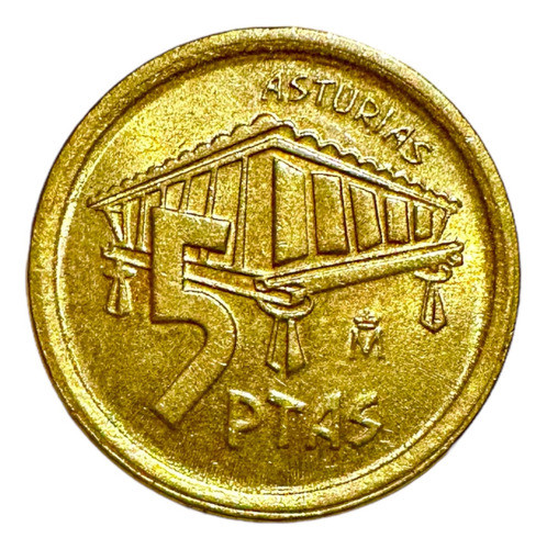 España - 5 Pts - Año 1995 - Km #946 - Asturias - Cruz 0