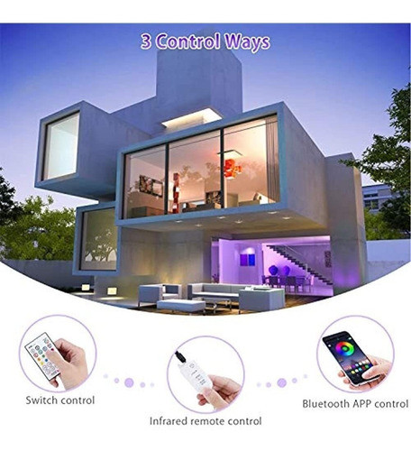 Tira De Luces Led Para Dormitorio 32.8ft Heerttogo Impermeab 1