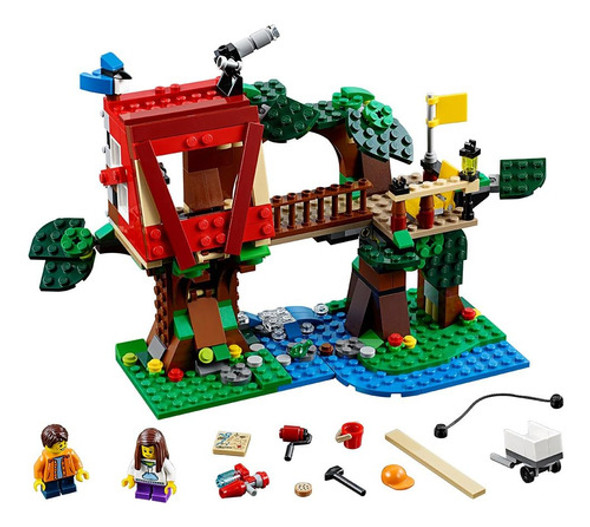 Lego Creator - Aventuras En La Casa Del Árbol. 387 Piezas 0