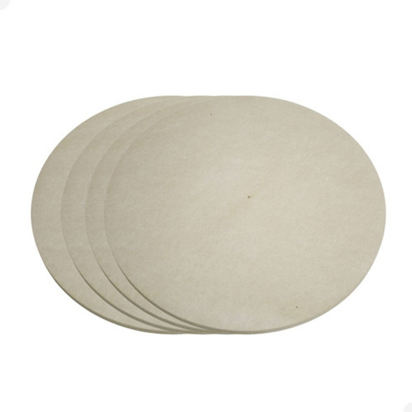 4 Tampos Circular Mdf Cru 35 Cm Para Assento Antes Da Espuma 0