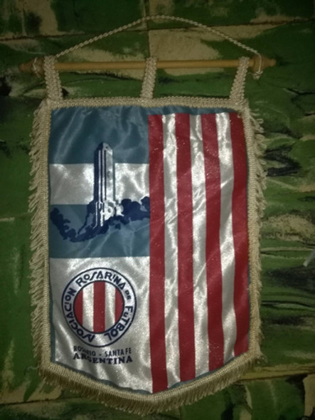 Antiguo Banderin - Asociacion Rosarina De Futbol Años 80 0 Antiguo Banderin - Asociacion Rosarina De Futbol Años 80 0