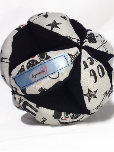 Pelota Montessori Blando P/bebe Gajos De Tela 1