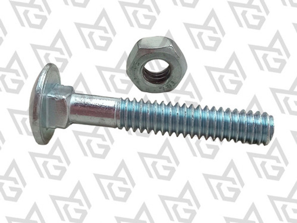 Bulón Cabeza Redonda Cuello Cuadrado 1/4x 2  X 100u 1