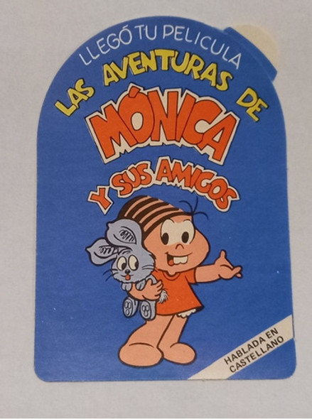 Autoadhesivo Vintage Las Aventuras De Monica Y Sus Amigos 0