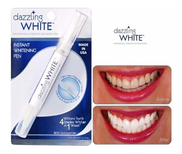 Lapiz Con Gel Blanqueador Dientes  Instantaneo White Pen 0