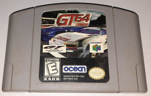 Gt 64 Nintendo 64 Original - Cartucho Videojuego Liquido 0