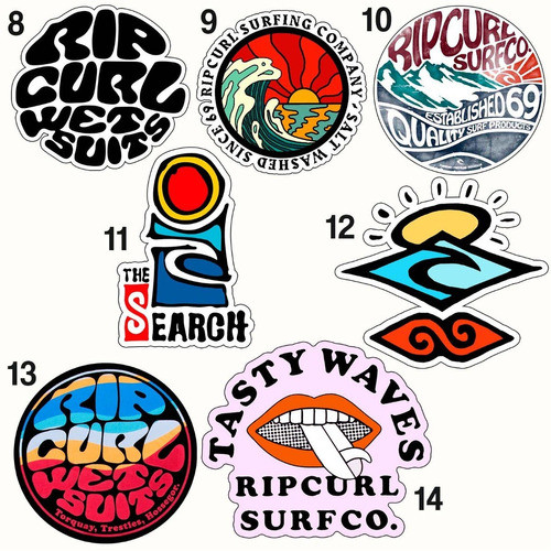 Parches Termoadhesivos Rip Curl Surf Mar Aplique Textil 1