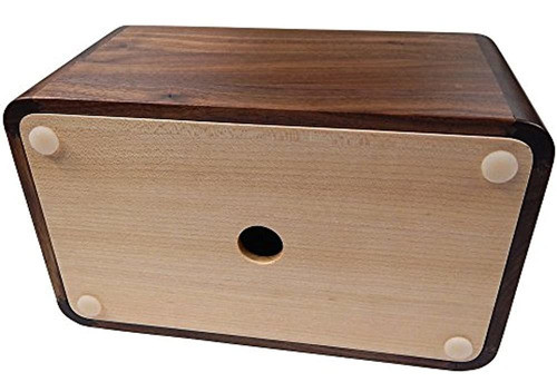 Lombard Arce Y Madera De Nogal Grande Rectangular Caja De Pa 1