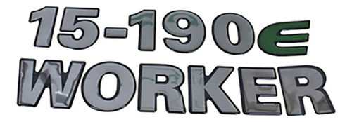 Emblema Lateral Cristal 15190e Worker Vw Worker 15190e 0