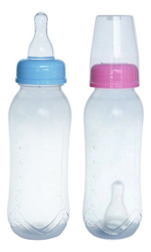 Mamadeira Infantil Bebê Cristal Anticolica 240ml Pc 12 Uni 0