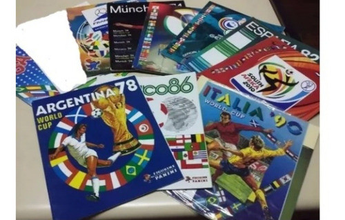 Albúm Mundial Futbol Figuritas Panini La Nacion X 5 Unidades 0