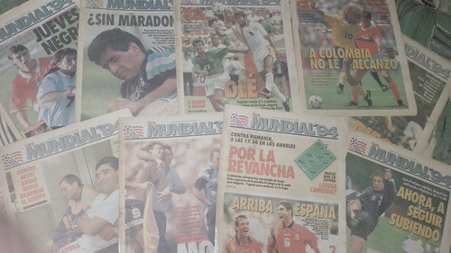Lote De 31 Diarios Clarin - Deportivo * Mundial Usa 1994 * 1