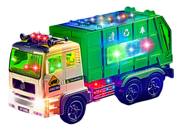 Camión Basura Juguete Niños Luces Sonidos 4d A Pilas 0 Camión Basura Juguete Niños Luces Sonidos 4d A Pilas 0