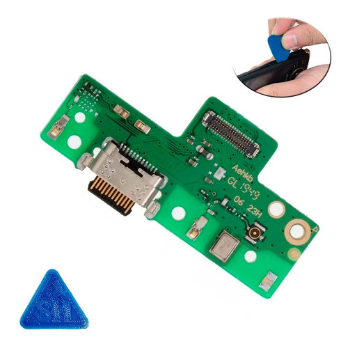 Placa De Carga Usb C Microfono Para Motorola Moto G8 Xt2045 0