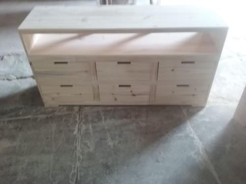 Comoda 1,40 Pino Industrial  X 6 Cajones 1