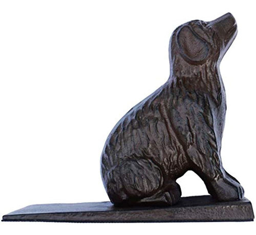 Lulu Decoración, Hierro Fundido Perro Tope Para Puerta 0