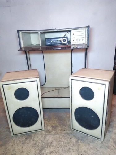 Equipo Casetera Y Radio C/ Parlantes 0