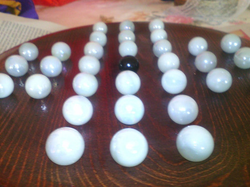 Bolitas Canicas Blancas Con Rayita Color  Lote De 30 0