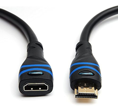 Cable De Extension Bluerigger 4k Hdmi (extensor Macho A Hem 0