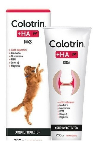 Colotrin + Ha Dogs 200 Grs, Pasta Regenerador Osteoarticular 1