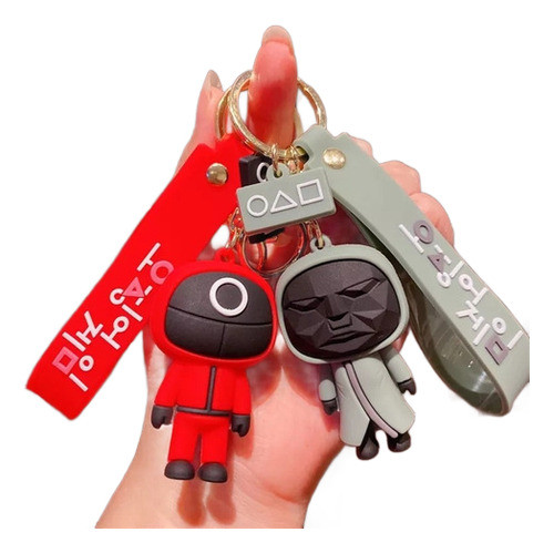 Llavero Popular Korea Squid Game  Goma 3d Bien Hecho 1