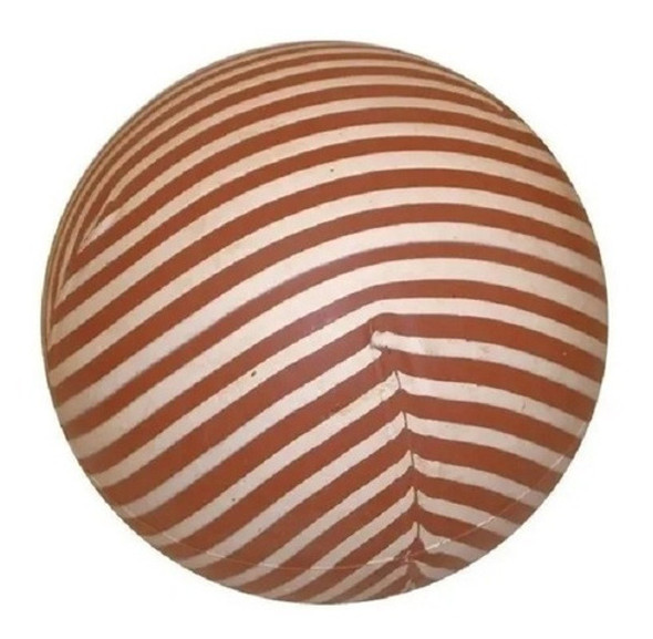 20 Pelotas Pulpo Goma Rayada N° 6 Diametro 14,5 Cm Pelotas 0