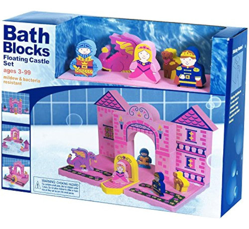 Juego De Castillo Flotante De Bathblocks En Caja De Regalo 0