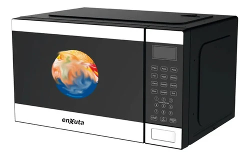Microondas Enxuta 25lts Negro 900w 10 Niveles Febo 0