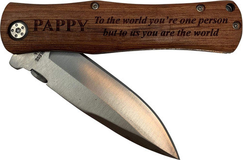 Cuchillo Navaja Plegable Para Regalo De Acero Inoxidable 0