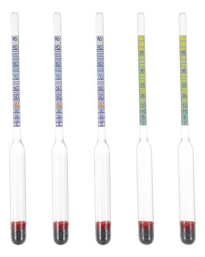 Conjunto De Medidores De Medição De Alcoolômetro De Vidro De 0