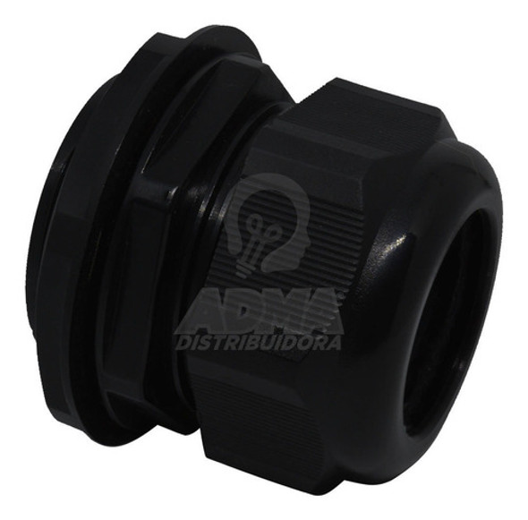 Prensacable Plastico 2' Ajuste 32 A 38mm Negro Conico 1