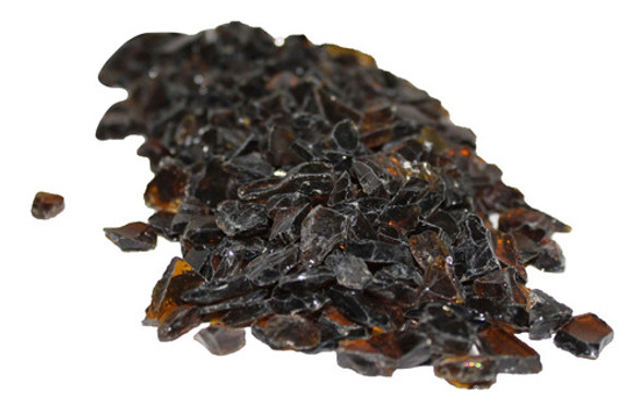 Fire Glass Pedra Vidro Lareira A Gás Etanol Cor Chá - 5kg 1 Fire Glass Pedra Vidro Lareira A Gás Etanol Cor Chá - 5kg 1