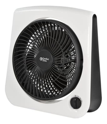 Ventilador Turbo De Mesa/escritorio De 10  Comfort Zone, Bla 0