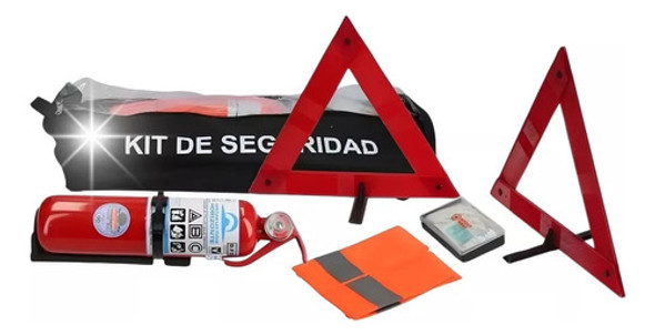 Kit De Seguridad Reglamentario Para Auto Vtv Matafuego Egs 0