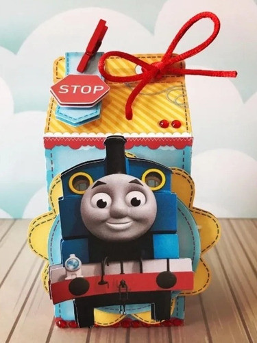 15 Cajitas Milk Box Grandes De Thomas Y Sus Amigos 1