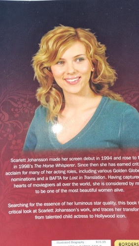Libro Biografia Scarlett Johansson Importado 1