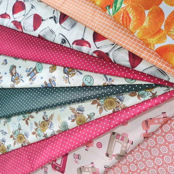 Kit Tricoline Algodão 10 Cortes 0,50mx 0,70m 1